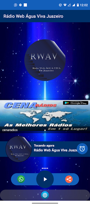 Rádio Web Águas Vivas Juazeiro Screenshot 1