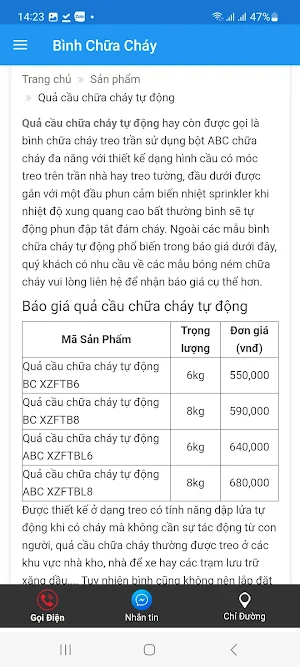 Bình Chữa Cháy Screenshot 0
