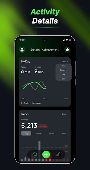 Pedometer: Step Counter & GPS Screenshot 2