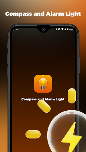 Compass and Alarm Light Screenshot 0