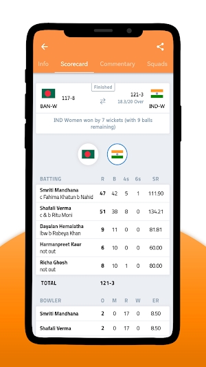CricSport - cricket score live Screenshot 3