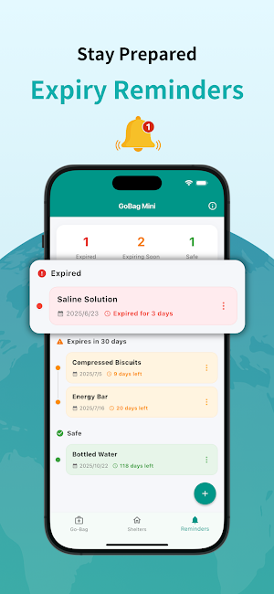 GoBag Mini - Offline Shelters Screenshot 2