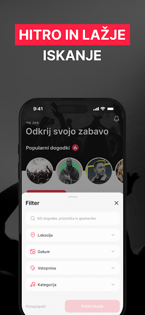 eventfinderapp: Nearby events Screenshot 2
