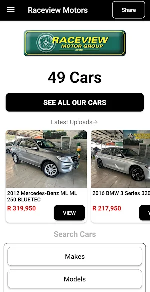 Raceview Motors Screenshot 0