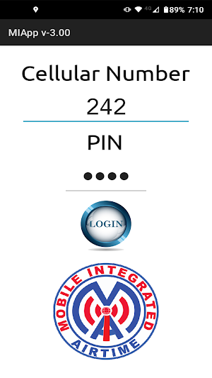 Mobile Integrated Airtime App Screenshot 0
