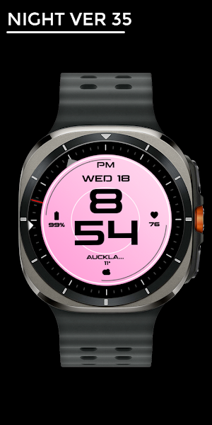 Night ver 35 - watch face Screenshot 0