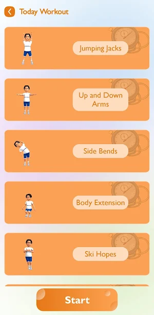Zippyfit Kids Workout Screenshot 1