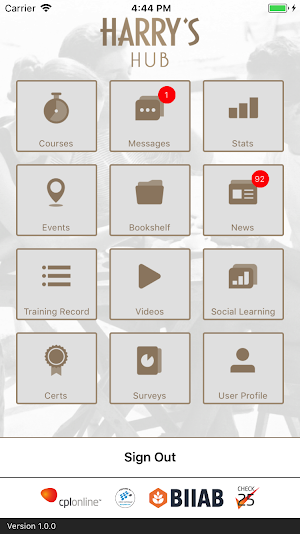 Harry's Hub Screenshot 1