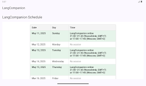 LangCompanion Screenshot 2