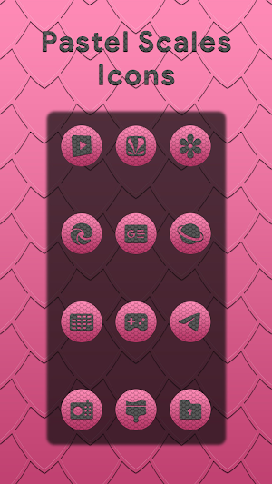 Scales Gray On Pink Icons Screenshot 2