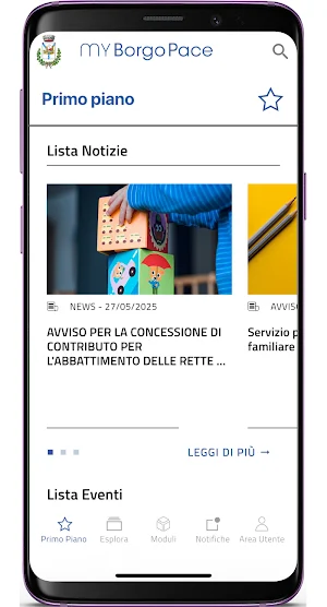 MyBorgoPace Screenshot 1