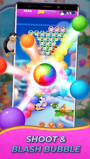 Bubble Shooter : Penguin Fun Screenshot 1