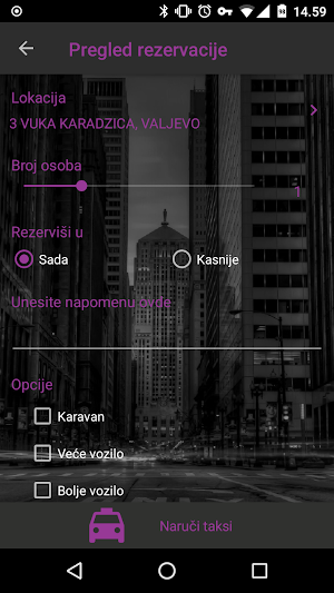 Pink Taxi Valjevo Screenshot 1