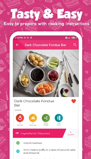 Dessert Recipes Screenshot 1