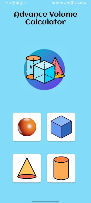 Volume Calculator: by Chirag Screenshot 0