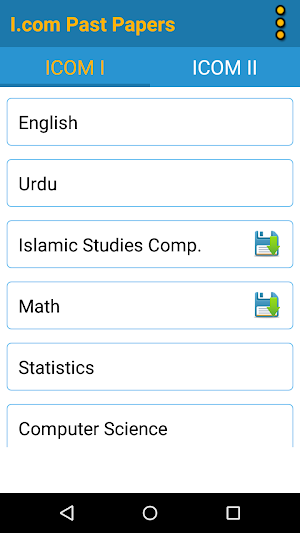 I.com Part 1 & 2 Past Papers Solved – Offline Screenshot 1