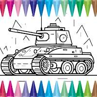 Military Tank Coloring Book