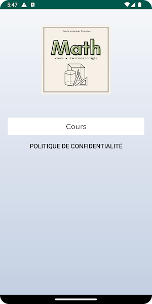 Math tronc commun Biof Screenshot 0