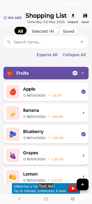 Grocivo - Grocery List Manager Screenshot 1