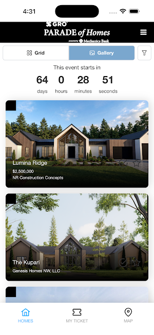 GRO Parade of Homes Screenshot 1