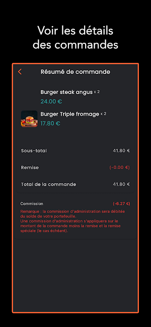 Snack - Vendeurs Screenshot 2