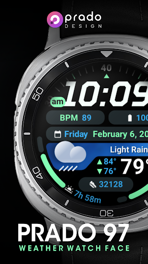 PRADO 97 Weather Watch Face Screenshot 0