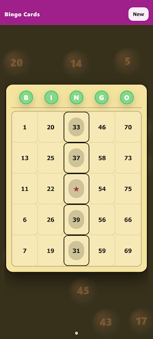 Bingo Cards Screenshot 2
