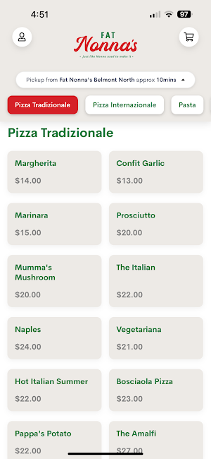 Fat Nonna's Pizza and Pasta Screenshot 0