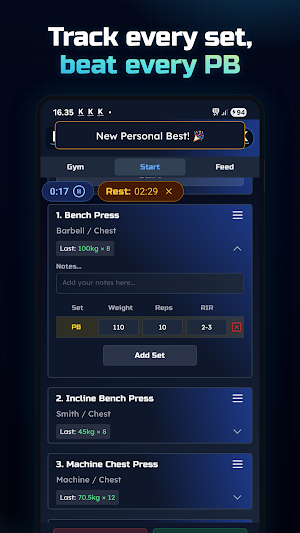 Kurvi: Gym, Nutrition & AI Screenshot 0