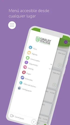 Oakley College Screenshot 2