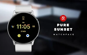 Pure Sunset Watch Face Screenshot 0