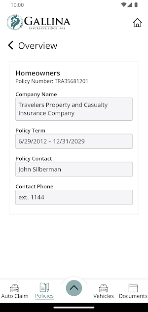 Gallina & Sons Insurance Screenshot 3