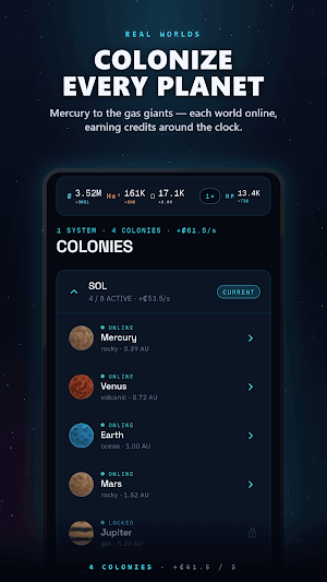 Stellar Dominion: Idle Galaxy Screenshot 1
