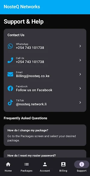 NosteQ Networks Screenshot 3