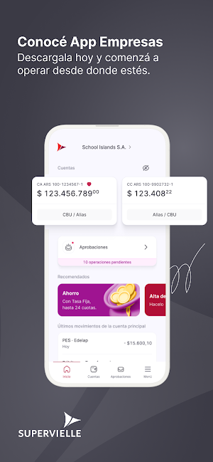 Supervielle Empresas Screenshot 0