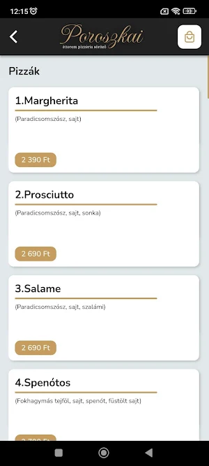 Poroszkai Étterem Screenshot 1