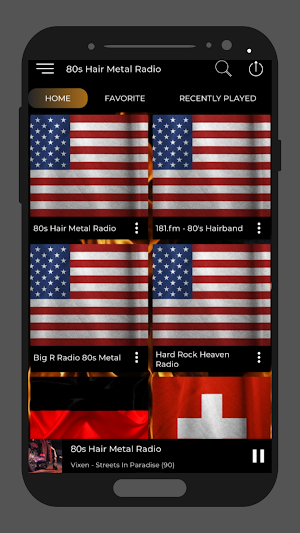 80s Hair Metal Radio App Screenshot 0