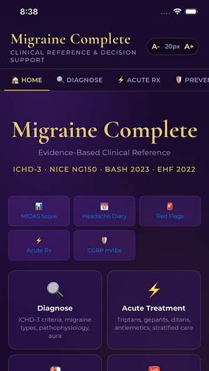 Migraine Complete Screenshot 0
