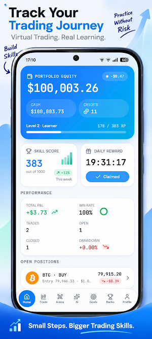 TradeVirt: Paper Trading Screenshot 0