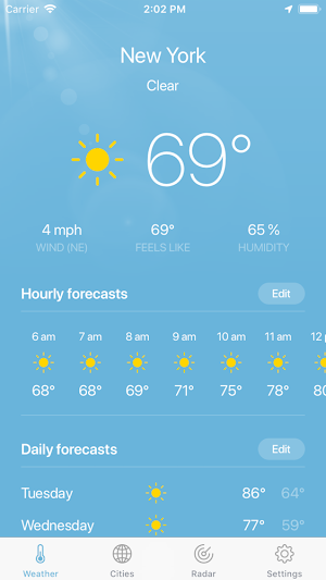 Weather Wise Screenshot 1