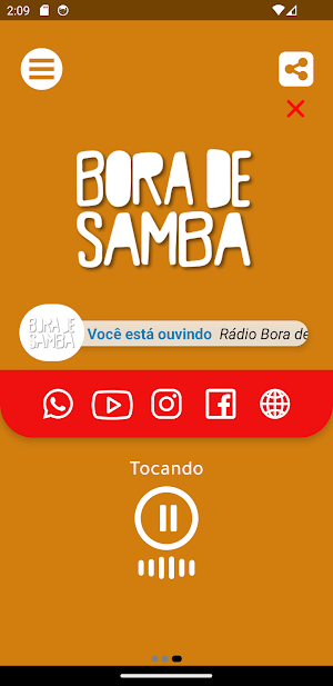 Rádio Bora de Samba Screenshot 1