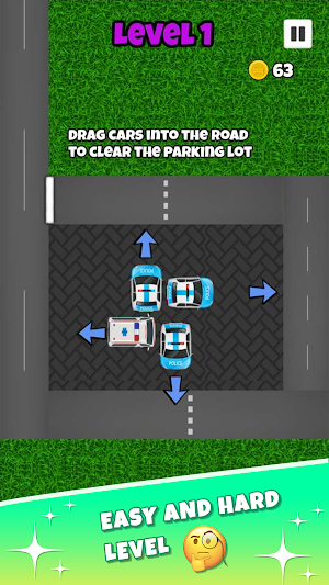 Parking Jam 2D : Mind Game Screenshot 1