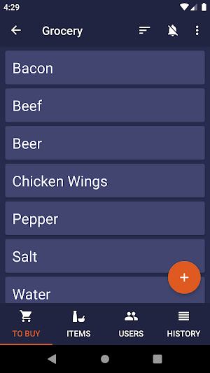 FireList - World's simplest sh Screenshot 2