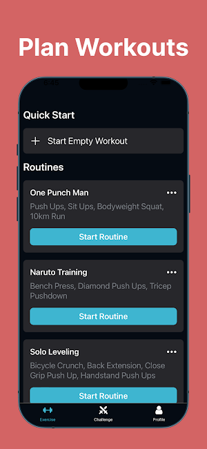 PRLeveling: Anime Gym Tracker Screenshot 3