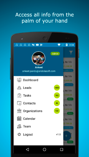 WakeUpSales CRM Suite Screenshot 2