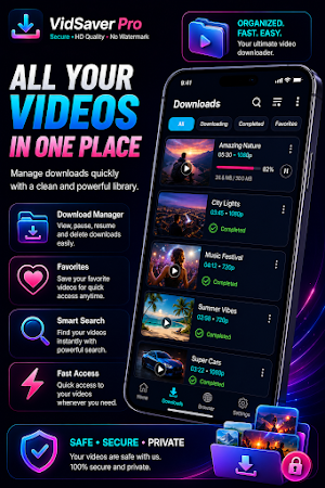 FastSave :All Video Downloader Screenshot 1