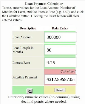 Loan Mortgage Calculator Screenshot 0
