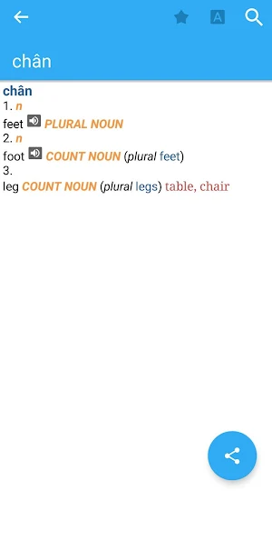 Vietnamese-English Dictionary Screenshot 1