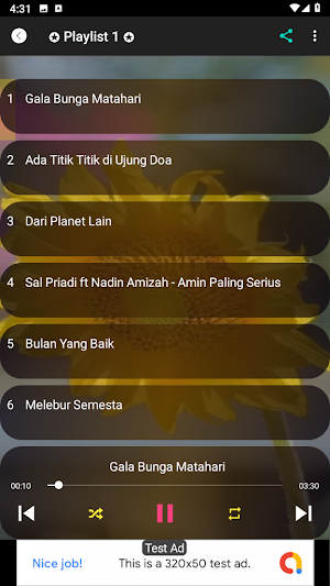 Sal Priadi Gala Bunga Matahari Screenshot 2