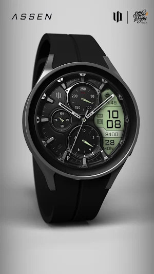 S4U Assen - Hybrid watch face Screenshot 2